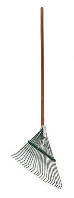 24" Rake Wood Handle steel spring tine